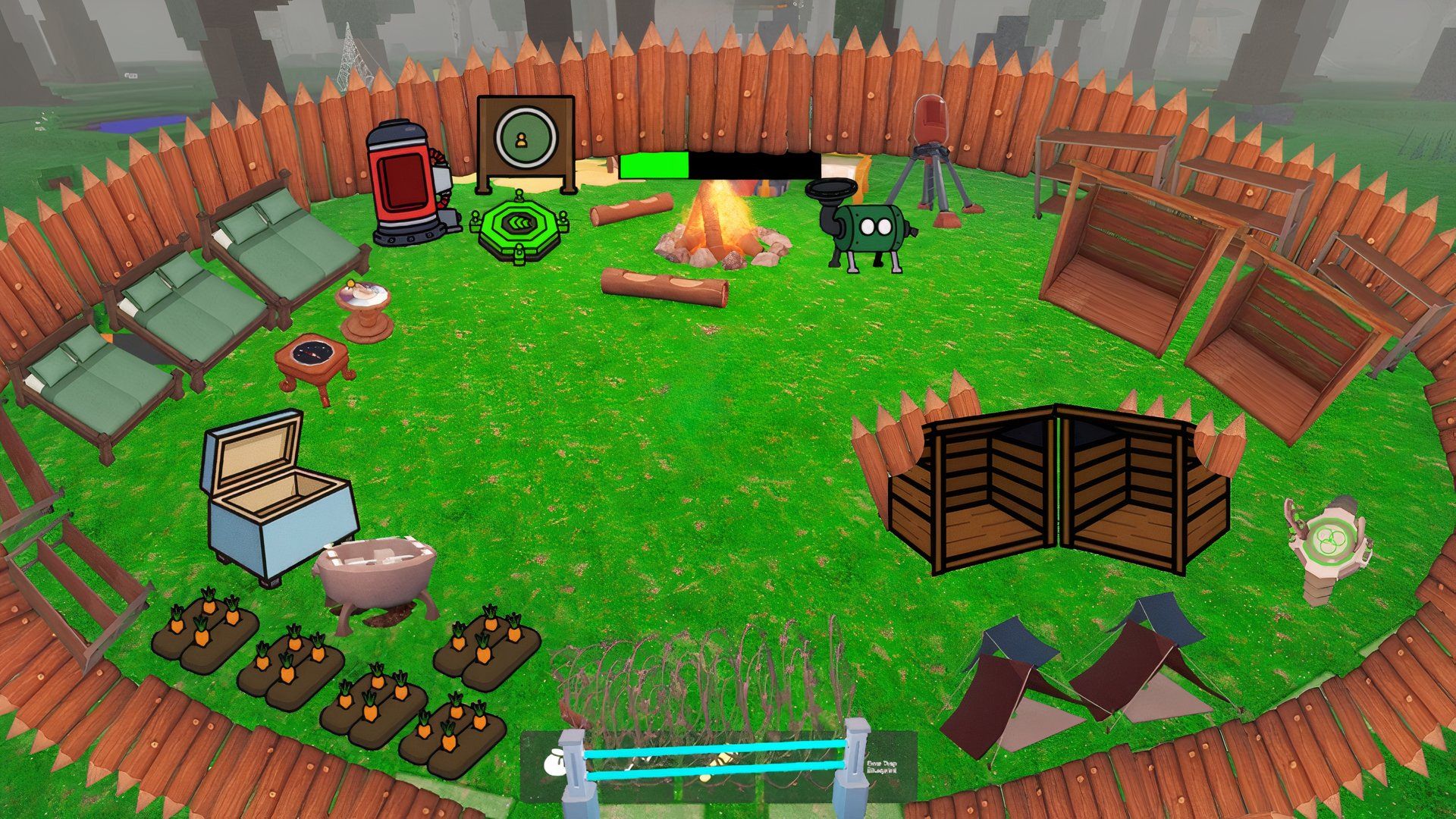 База с ловушкой на входе